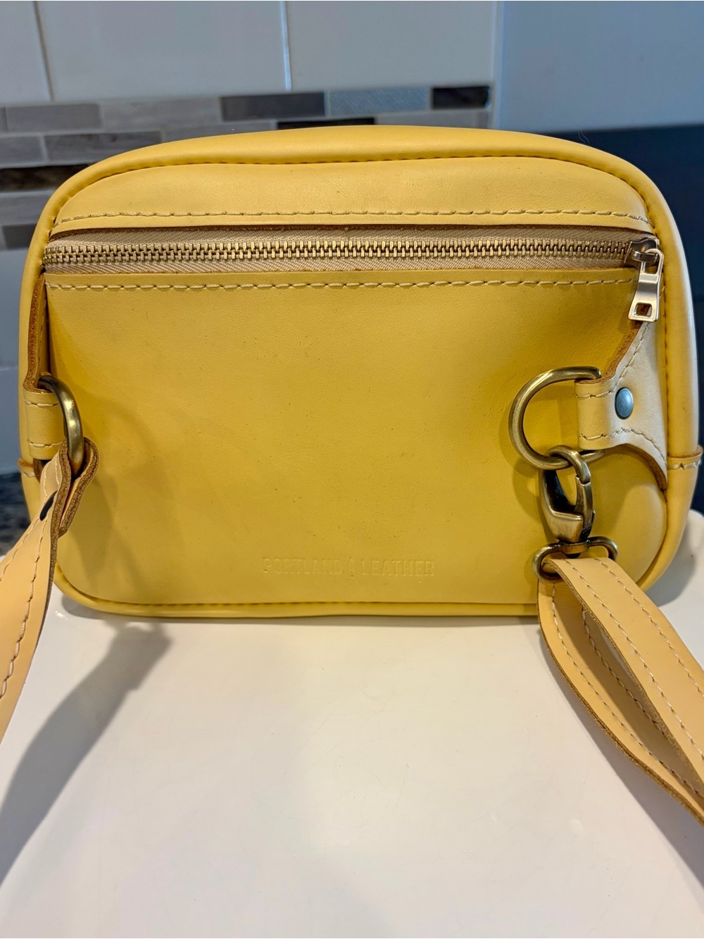 Portland Leather Goods Small Camera Bag Toaster – Smooth Vanilla - Picture 4 of 5